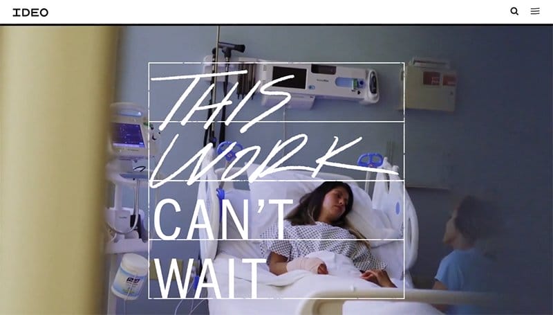 13. IDEO - Awesome Websites Designs for Inspiration Example