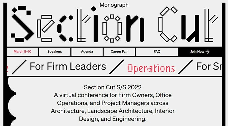 13. Section Cut - Conference Website Design Example