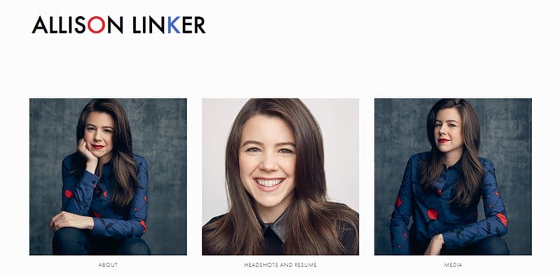 14. Allison Linker - Best Static Websites Example