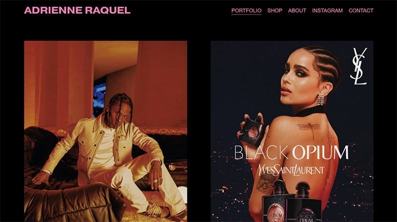 15. Adrienne Raquel - Powerful Examples of Responsive Web Design