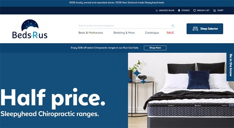 15. BedsRus - Best Website Carousel Example