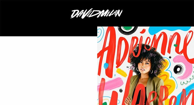 15. David Milan - Creative Director Portfolio Website Example