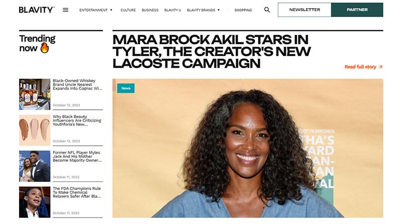 17. Blavity - Best News Website Designs For Inspiration