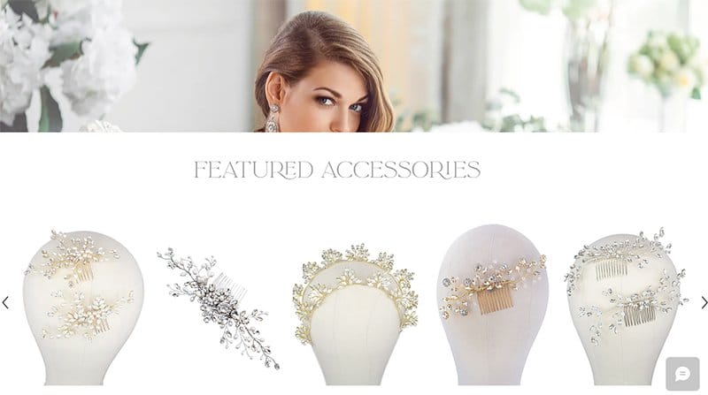 17. Hair Comes The Bride - Best Website Carousel Example
