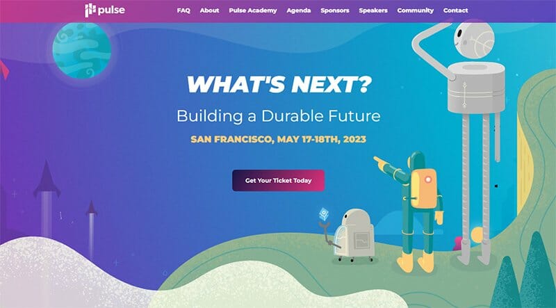 17. Pulse - Conference Website Design Example