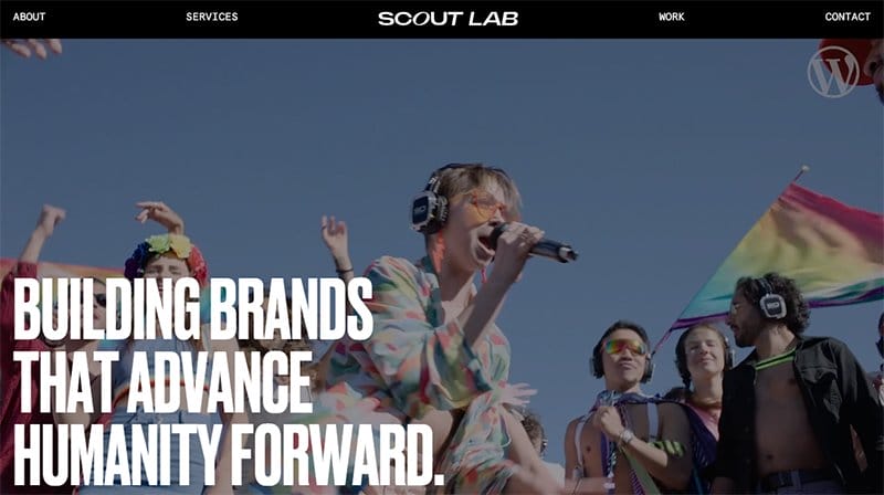 18. Scout Lab - Best Editor X Website Example