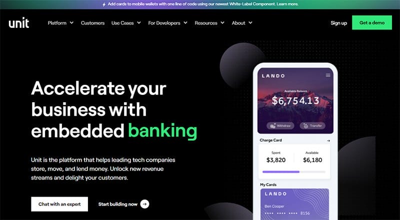 18. Unit - Best B2B Website Example