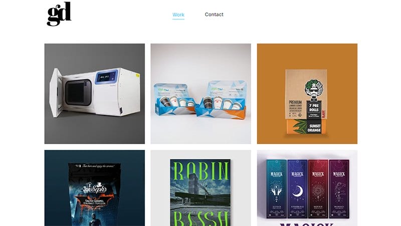 19. Grant Davies - Best Animation Website Example