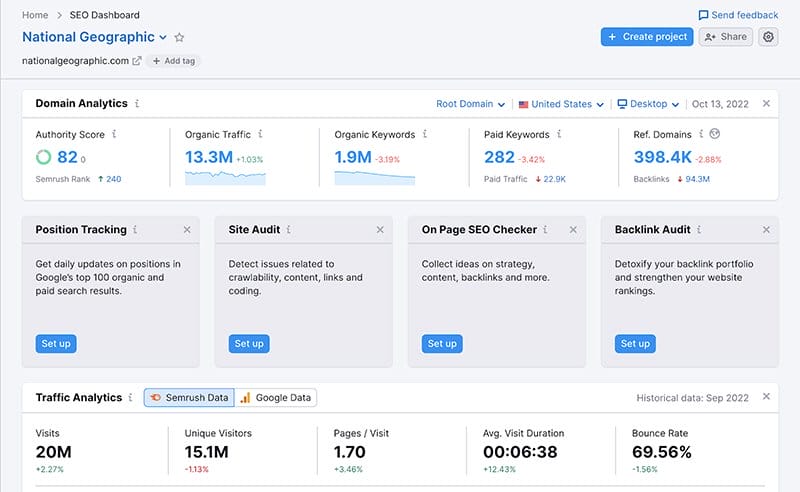 Seo Dashboard