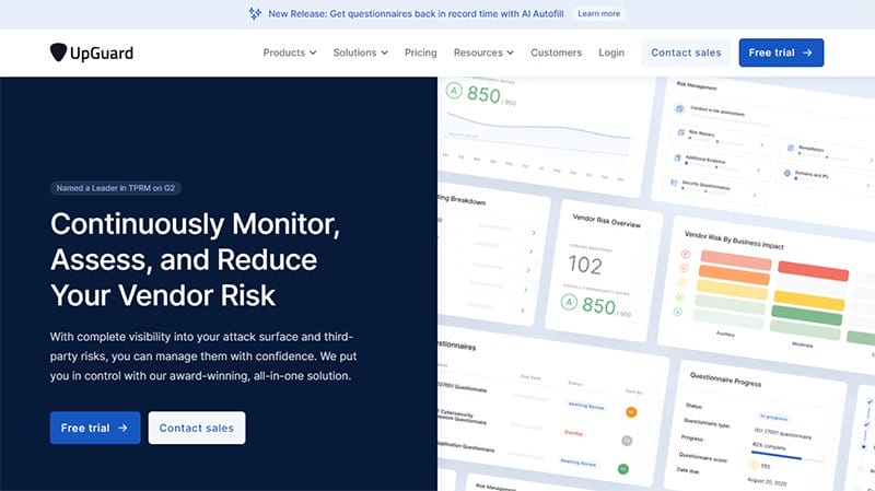 20. UpGuard - Best B2B Website Example