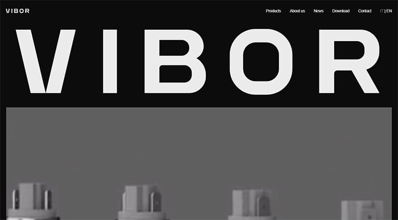 20. Vibor - Best Animation Website Example