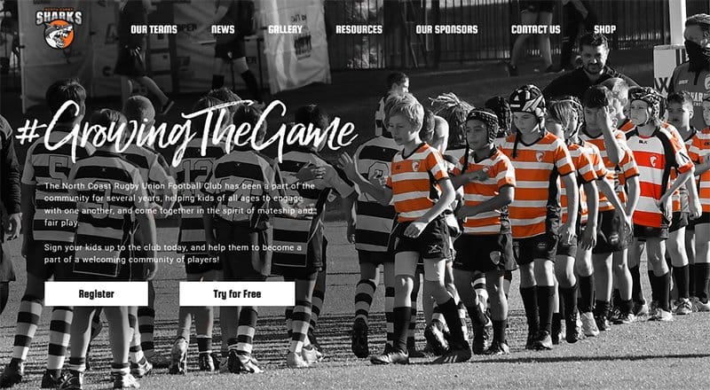 21. The North Coast Rugby Union Football Club - Best Editor X Website Example