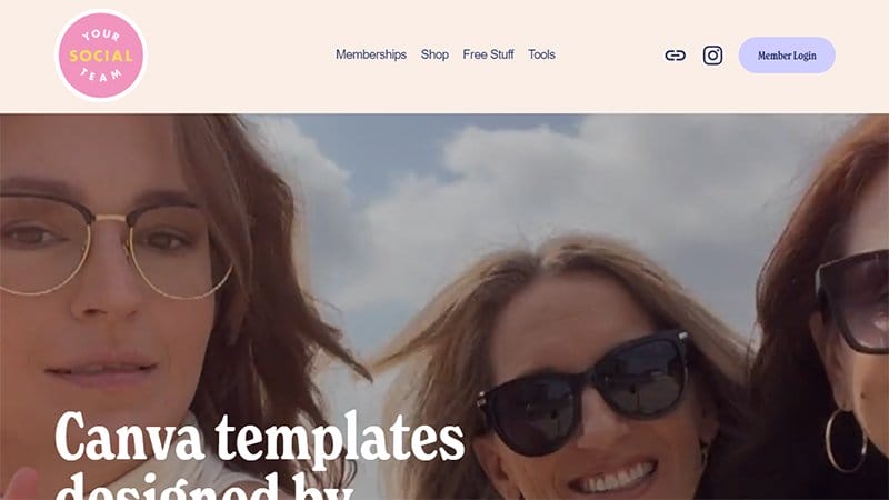 21. Your Social Team - Best Website Carousel Example