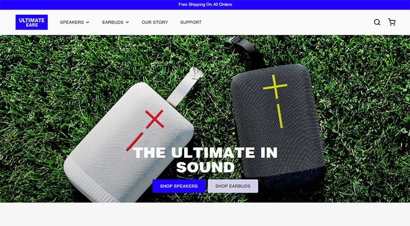 22. Ultimate Ears - Awesome Websites Designs for Inspiration Example