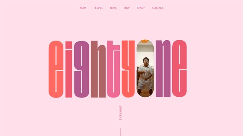 24. EightyOne - Awesome Websites Designs for Inspiration Example