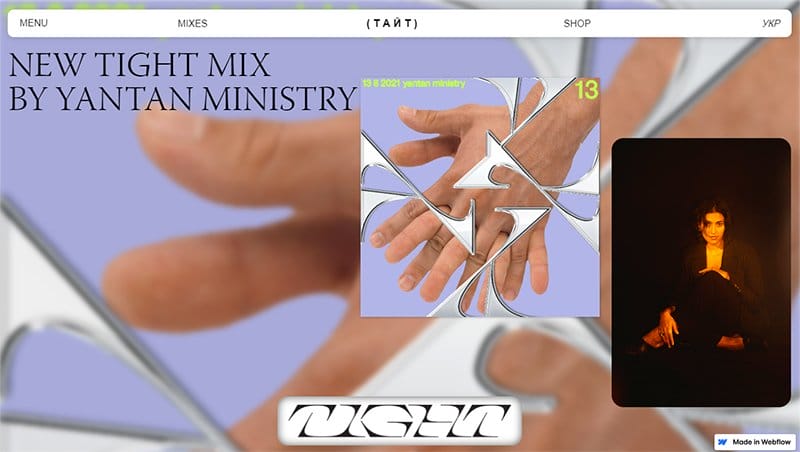 26. TIGHT Magazine - Best News Website Designs For Inspiration