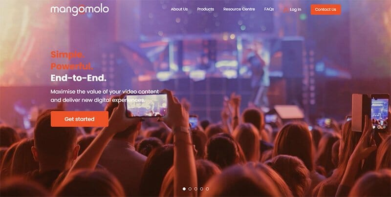 3. Mangomolo - Media Website Design Ideas, Inspirations & Example
