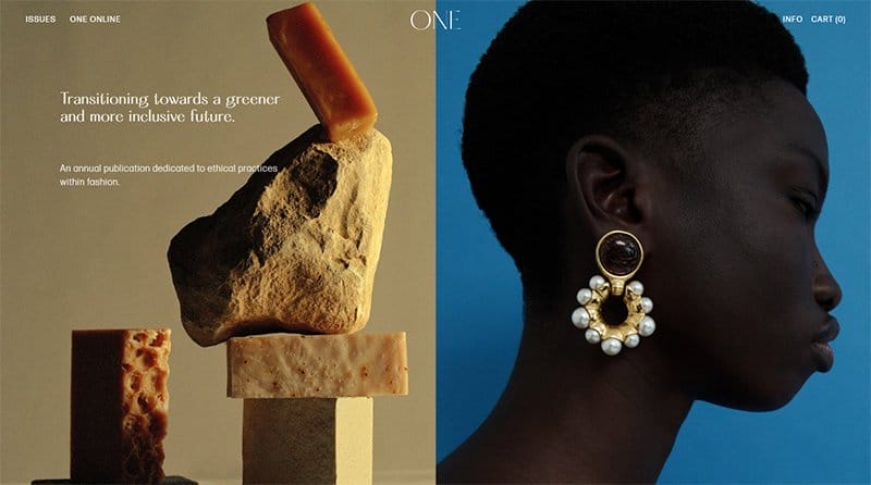 3. ONE Magazine - Best Informational Website Example
