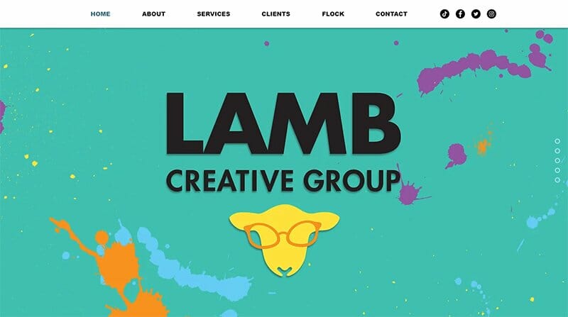 30. Lamb Creative Group - Unique Websites With Parallax Scrolling Effect