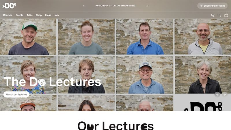 34. The Do Lectures - Powerful Examples of Responsive Web Design