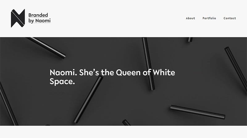 37. Branded by Naomi - Powerful Examples of Responsive Web Design