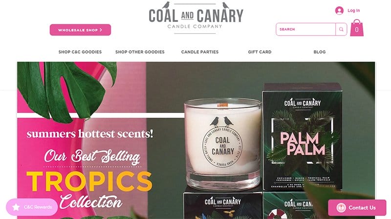 4. Coal And Canary - Best Website Carousel Example