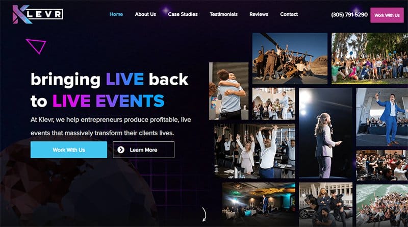 4. KLEVR - Awesome Websites Designs for Inspiration Example