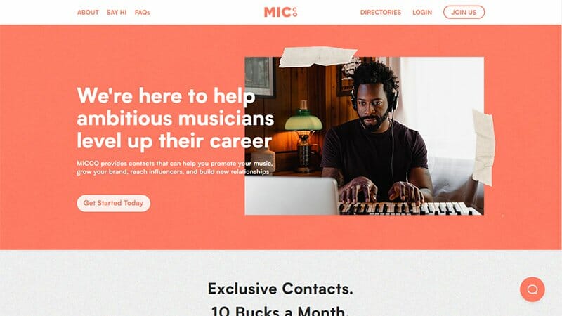 4. MICCO - Membership Site Example