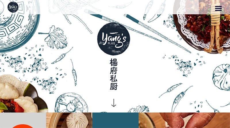 4. Yang’s Place - Powerful Examples of Responsive Web Design