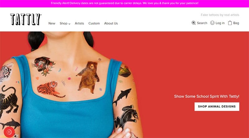 46. Tattly - Powerful Examples of Responsive Web Design