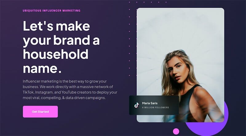 5. Ubiquitous - Outstanding Marketing Website Design Example