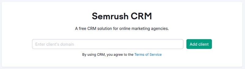 51. Semrush CRM