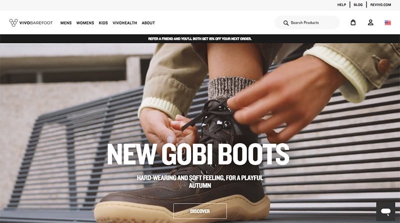 52. Vivobarefoot - Powerful Examples of Responsive Web Design