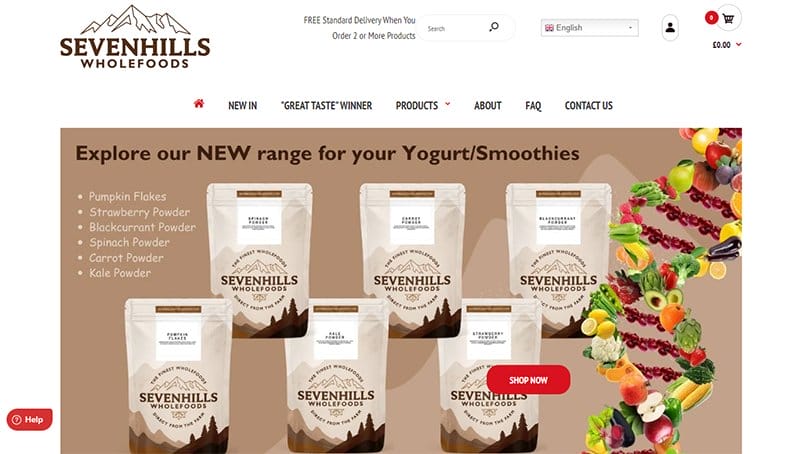 55. Sevenhills Wholefoods - Powerful Examples of Responsive Web Design