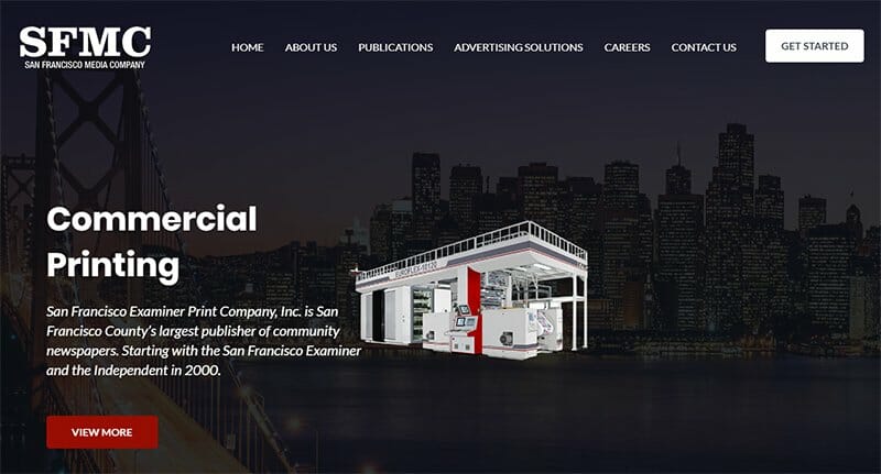 6. SFMC - Media Website Design Ideas, Inspirations & Example