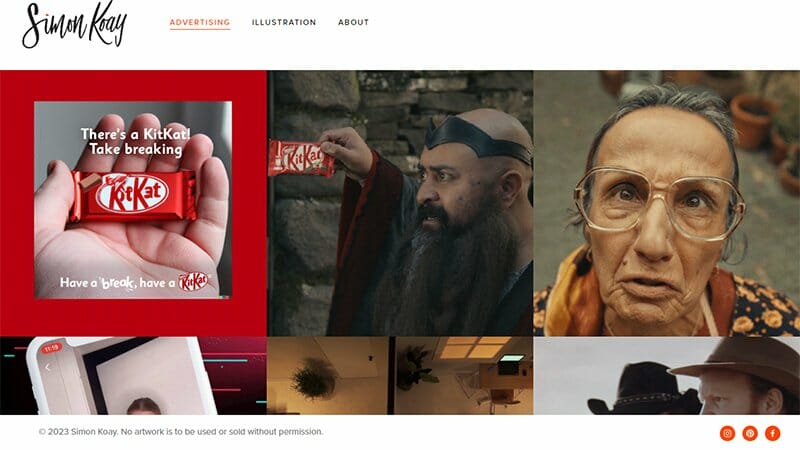 6. Simon Koay - Creative Director Portfolio Website Example