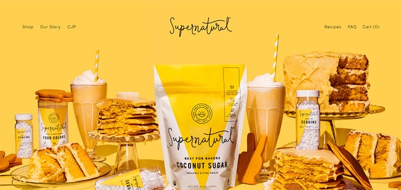 6. Supernatural - Awesome Websites Designs for Inspiration Example