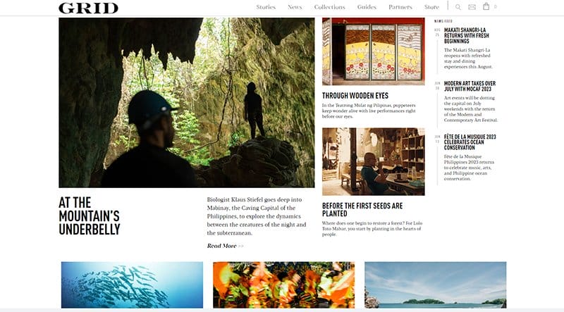 8. GRID Magazine - Best News Website Designs For Inspiration