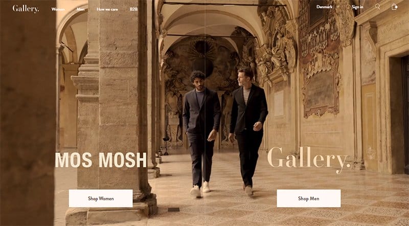 9. Mos Mosh - Best Elegant Website Example