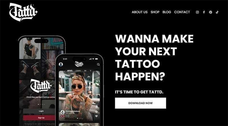 1. Tattd - Best Tattoo Websites For Inspiration Example