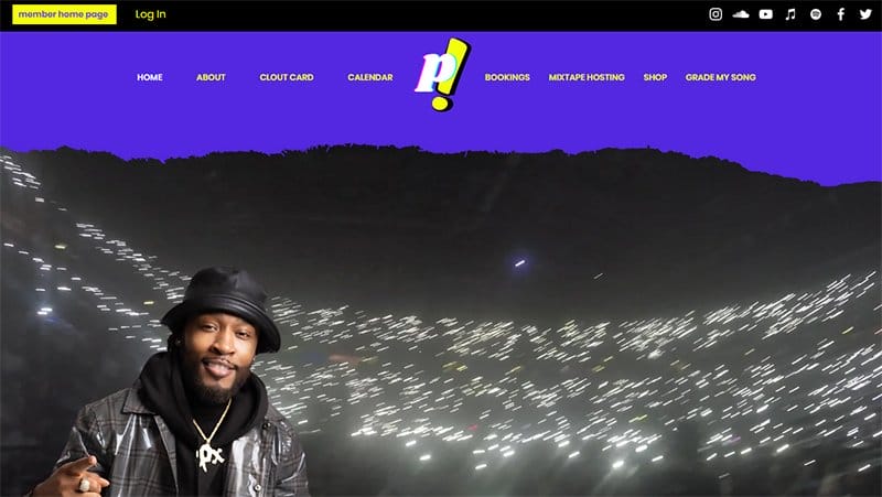 10. DJ Papadon - Best DJ Website Example