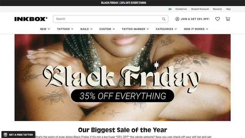 11. Inkbox - Best Tattoo Websites For Inspiration Example