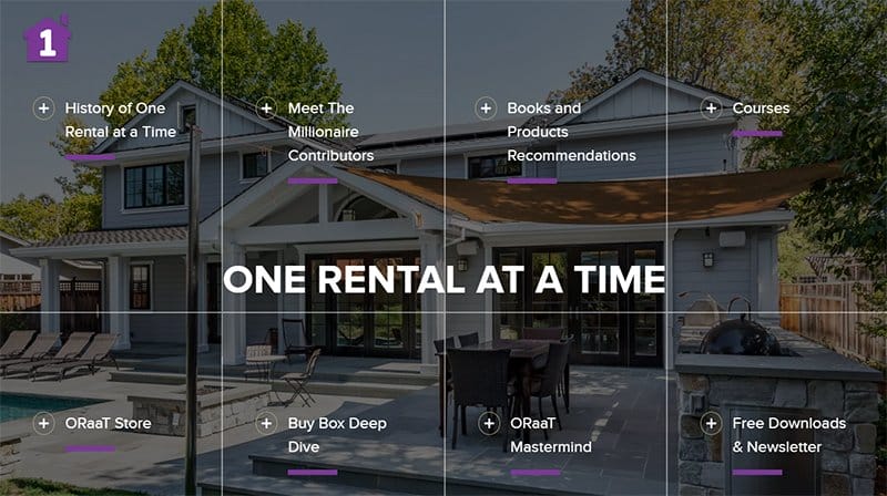 11. One Rental at a Time - Real Estate Investor Website Example
