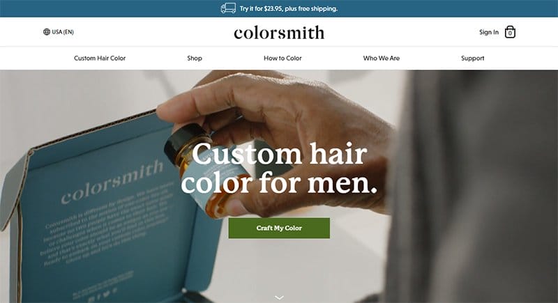 13. Colorsmith - Best Website Homepage Design Example