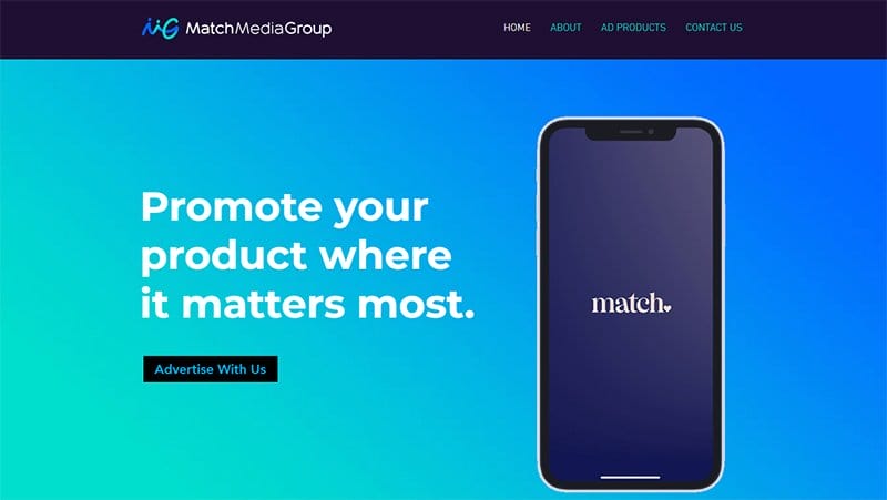 13. Match Media Group - Best Digital Marketing Agency Website Example