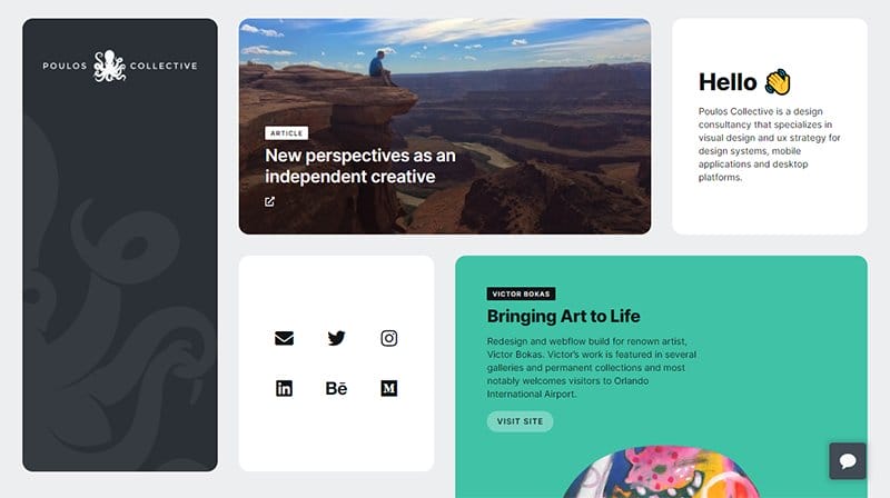 13. Populous Collective - Best Unique Website Example