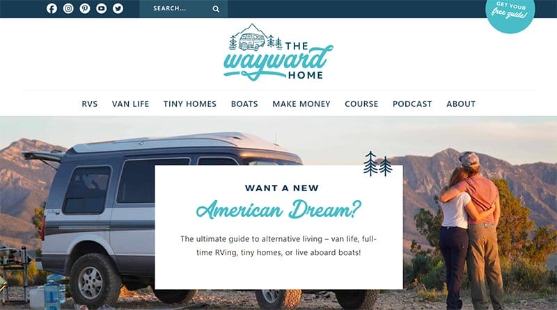 13. The Wayward Home - Examples Of Niche Website Example