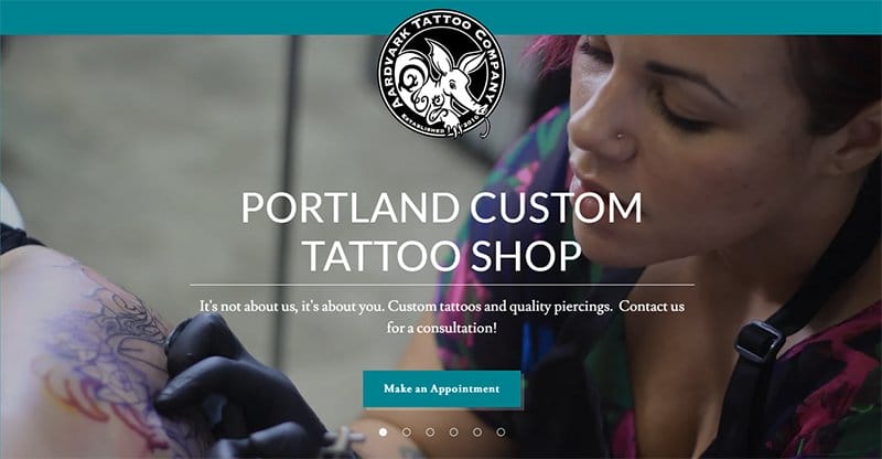 14. Aardvark Tattoo Company - Best Tattoo Websites For Inspiration Example