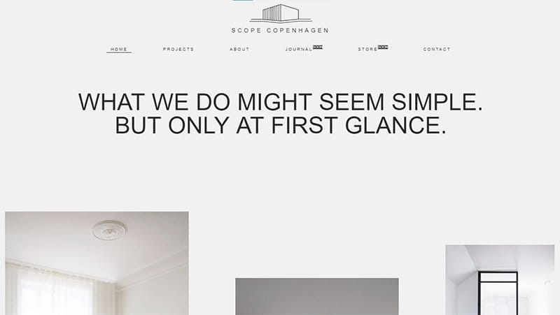 14. Scope Copenhagen - Amazing Elementor Website Example