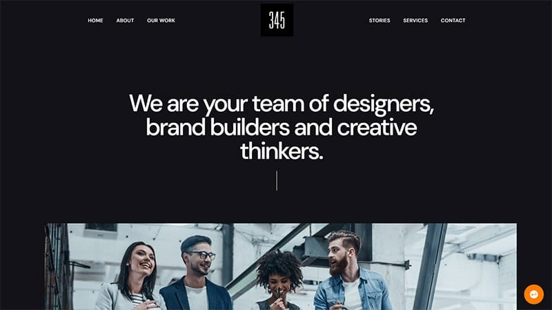 17. 345 Marketing - Best Digital Marketing Agency Website Example